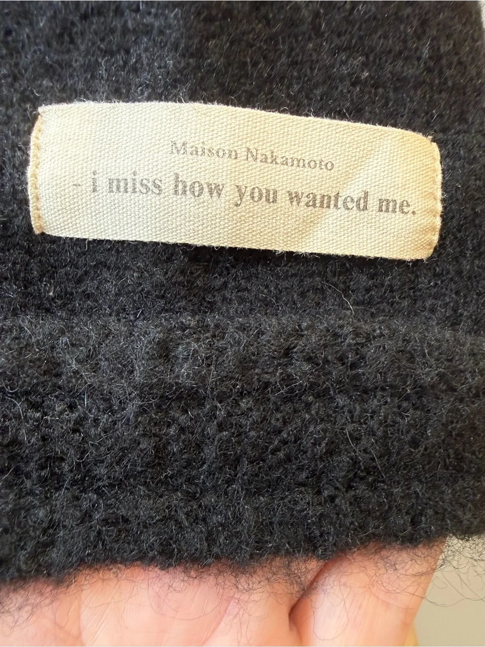 Maison Nakamoto Kyoto Hood Bonnet